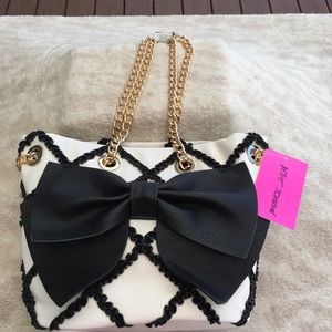 Betsey Johnson Small Bow Tote